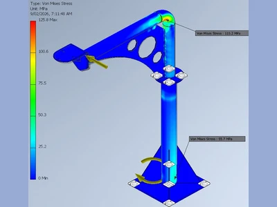 Von Mises stress analysis, FEA structural verification