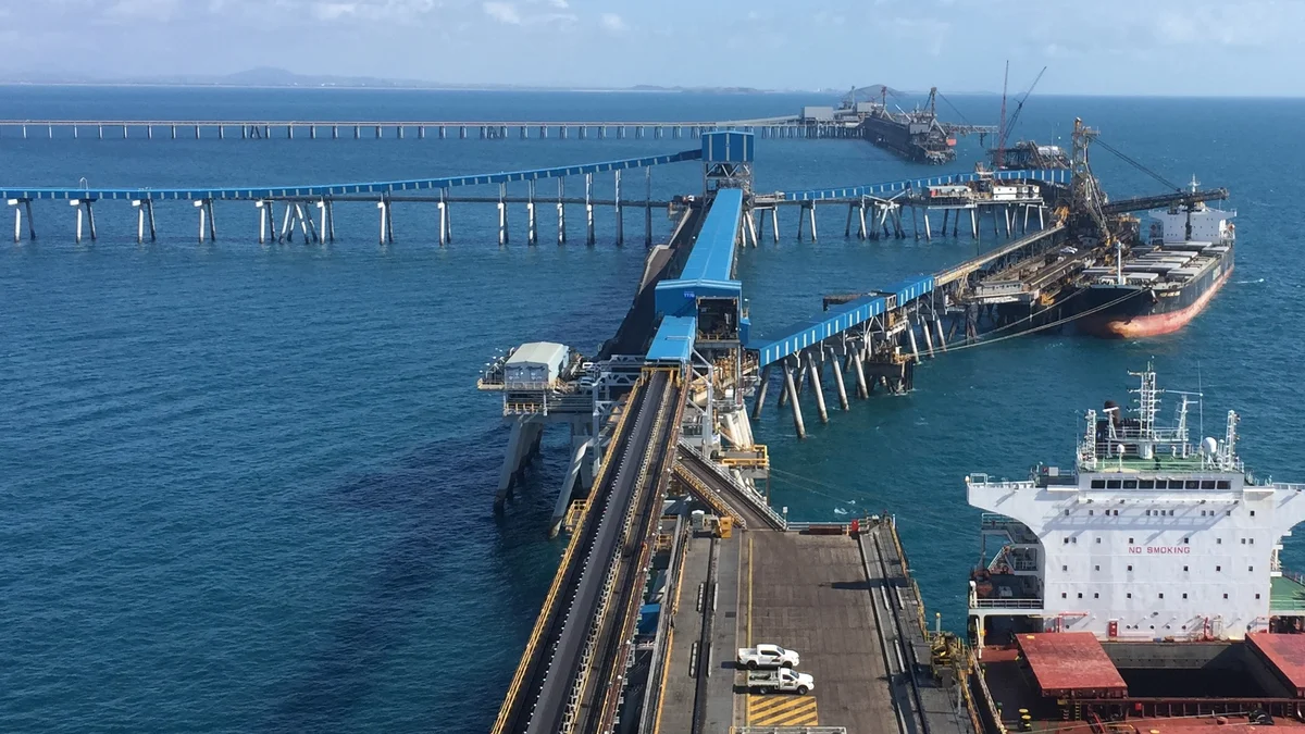 Hay Point Coal Terminal ship loading operations